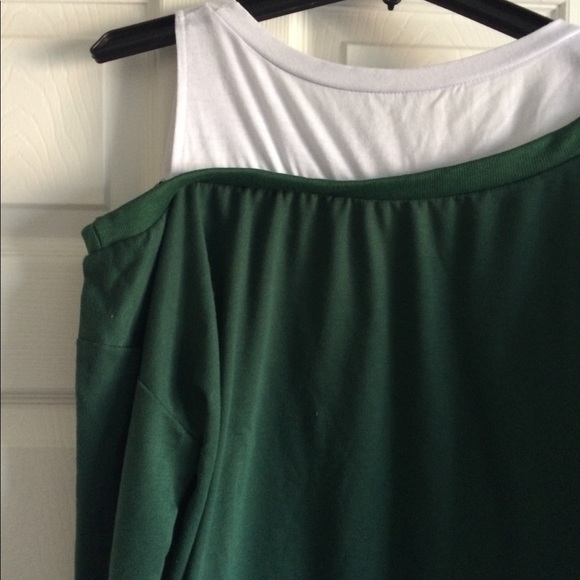 BE AWESOME TODAY Cold Shoulder Sweatshirt - Picture 5 of 5